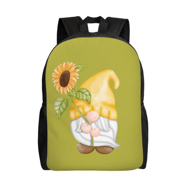 Balery Sunflower Gnomes5 Mochila - Mochila Estilosa y Duradera para Laptop de 15 Pulgadas con Tela Oxford Impermeable