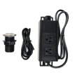 thumbnail image 2 of VONKY Sink Top Garbage Disposal Air Switch Kit with Dual Outlet Counter Top Waste Disposal On/Off Switch Set US Plug, 2 of 9