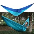 thumbnail image 1 of Fdit Swing Bed Tear‑Resistant Wear‑Resistant Stitching Blue Hammock Nylon With Tree, 1 of 8