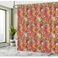 thumbnail image 4 of Ambesonne Colorful Shower Curtain, Floral Vibrant Art, 69"Wx84"L, Multicolor, 4 of 4