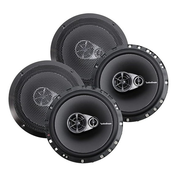 4 New R165X3 6.5" 180W 3 Way Car Audio Coaxial Speakers Stereo