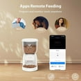 thumbnail image 4 of IMIPAW 4L WIFI Automatic Cat Feeder Smart Pet Feeder Cat Food Dispenser with App Remote Control, 4 of 10