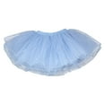 thumbnail image 2 of Povozer Girls Tutu Skirt Tulle Ballet Skirts Princess Tutu for Girl Christmas(Blue,3-5T), 2 of 4