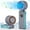 Gray, variant on Portable Handheld Fan - Small Foldable Hand Desk Refrigeration Fan with LED Display, Adjustable Speed (1-120) 5000mAh Low Noise Gifts for Home Travel Outdoor Camping(Green)