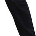 thumbnail image 4 of Men's 100% Cotton Hiking Tactical Pants Lightweight Stretch Cargo Work Pants with Multi Pocket Black, 4 of 5