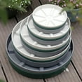 Plant Saucer Plant Tray Flower Pot Saucers Durable Plastic Plant Trays for Indoor Outdoor Garden