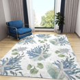 thumbnail image 2 of 2x3 Area Rugs Coastal Nautical Marine Animals Small Entryway Mats, Beach Theme Seaweed Starfish Pattern Laundry Room Rug Non Slip Rugged Throw Rugs for Front Door Bedroom Bedside, 2 of 7