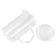 thumbnail image 4 of EeaseMX Vaso de vidrio multifuncional con escala, hervidor de agua resistente al calor, jarra de jugo de vidrio para el hogar, 500 ml (transparente, con tapa), 4 of 7