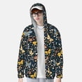 thumbnail image 2 of Balery Flowers Butterfly Sudadera ligera de manga larga con capucha y protección solar UPF 50+ para hombre y mujer, ideal para pesca y running-3X-Large, 2 of 7