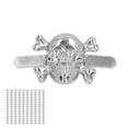 thumbnail image 3 of Skull Prong Stud150 Pcs Skull Rivets Skull Rivets Ghost Head Studs Remarkable Clarity, 3 of 8