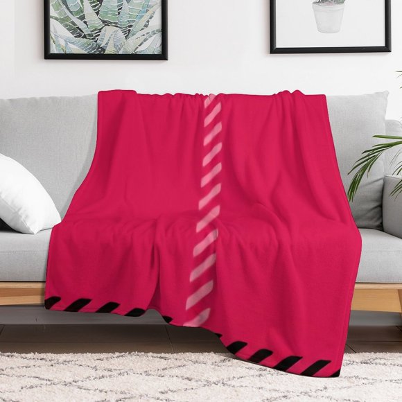 Pink And Black Tartan Plaid Scottish Blanket 30"x40"(80x100cm) Anti-Pilling Flannel Throw Blanket Lightweight Soft Fleece,All-Season Couch And Bed Blanket Made in the Canada