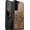 Octopus-Walnut, variant on Case for Galaxy S23 Case [Natural & Black Soft TPU] Shockproof Protective Cover Unique & Classy Design Compatible with Samsung S23 Octopus Drawing-Black