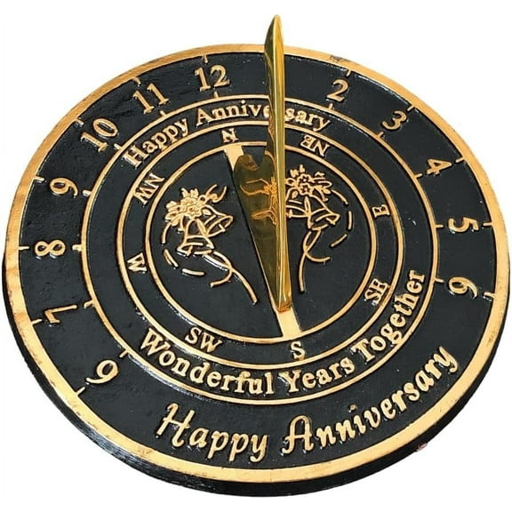 Wedding Anniversary Sundial Gift by Nauticalmart