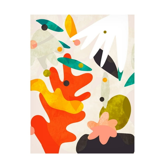 Trademark Fine Art Ana Rut Bre Cutouts Bauhaus 4 Canvas Wall Art