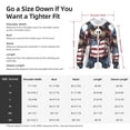 thumbnail image 5 of Lsque Patriotic Boxing Bear Art UPF 50+ Lightweight Sun Protection Men's Women's Long Sleeve Shirt, Hoodie Performance -Large, 5 of 9