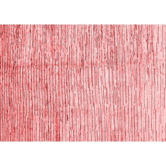 Ahgly Company Indoor Rectangle Abstract Red Modern Area Rugs, 5' x 7'