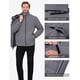 thumbnail image 5 of Chaqueta Wantdo para hombre, impermeable, 3 en 1, impermeable, para invierno, color gris XL, 5 of 6