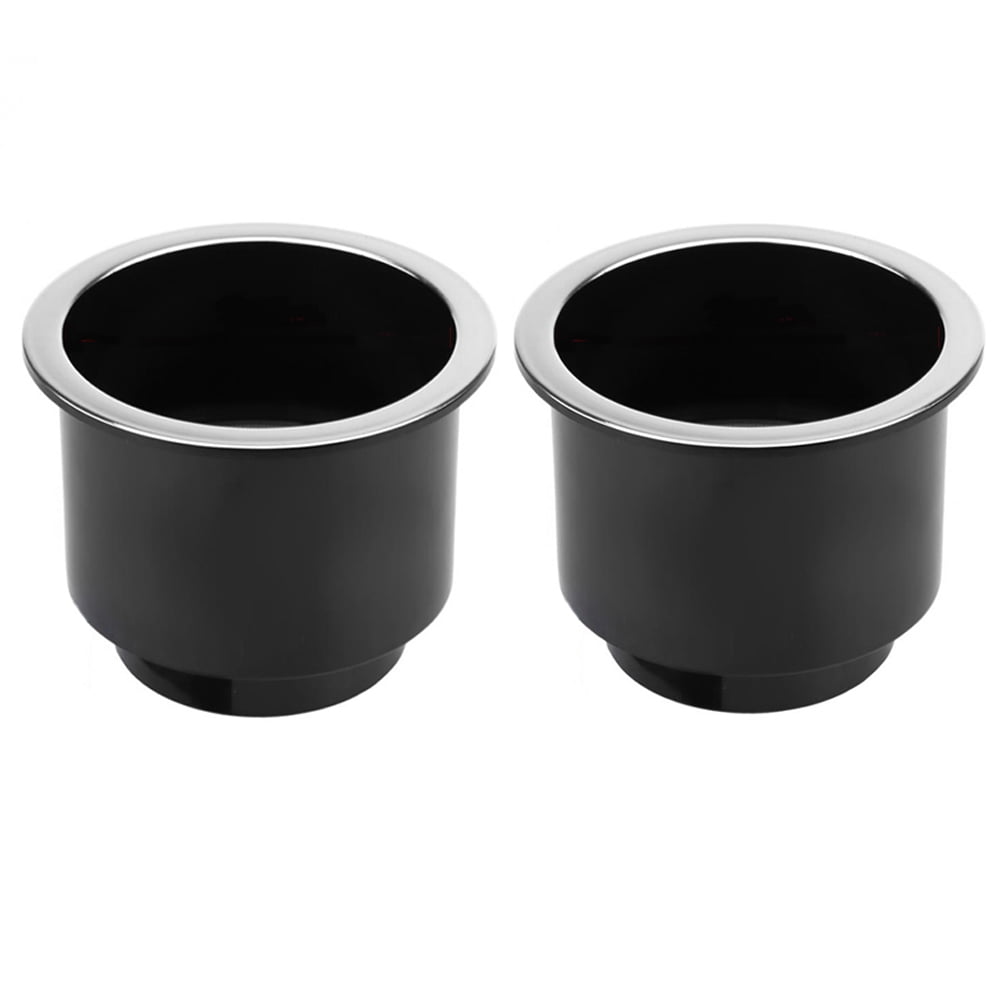 Amarine Made Stainless Steel Self-Draining Cup Holder 6-Pack - Marine, Boat, RV, Camper