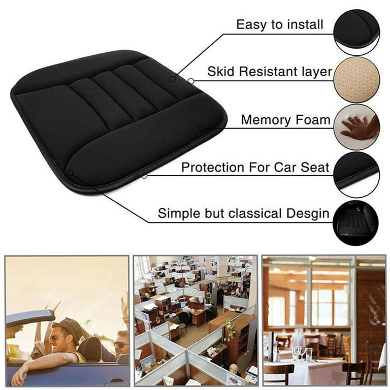 Car Front Seat Cover Chair Cushion Breathable Mat Memory Foam 19.2