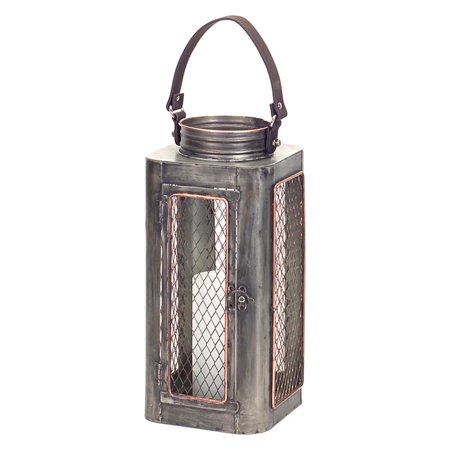 UPC 746427664004 product image for Melrose International Lantern with Leather Handle | upcitemdb.com