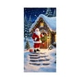 thumbnail image 2 of 35 X 72 Inch Christmas Door Cover Christmas Door Curtain Christmas Day Door And Wall Decoration Festival Party Decoration, 2 of 6