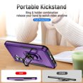 thumbnail image 3 of Casetego for Samsung Galaxy S23 FE 5G Case,Military Grade Rugged Armor Shockproof Heavy Duty Protective Cover for Samsung S23 FE Magnetic Ring Kickstand Phone Case,Purple, 3 of 8