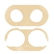 thumbnail image 1 of Protector de polvo de metal para auriculares, adhesivo protector, reemplazo de la piel de la carcasa para Galaxy Buds, dorado Noticed EL2378-06B, 1 of 2