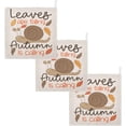 thumbnail image 7 of Dreamtimes 3 PCS Cute Snail Leaves Baby Muslin Washcloths, Autumn is Calling Face Towel Burp Cloths Ultra Soft Absorbent Cotton Bath Wipes Towels for Newborn Boys Girls, 7 of 7