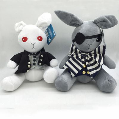 GK-O Anime Black Butler Kuroshitsuji Ciel Phantomhive Rabbit Plush Doll