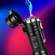 thumbnail image 4 of Linterna de largo alcance súper brillante | Linterna portátil recargable para exteriores | LED de alta potencia de ocho ojos | 4 modos de iluminación | ABS impermeable | Batería de litio incorporada, 4 of 8