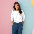 thumbnail image 3 of Dalix Sorcerer Frog Embroidered Jogger Pant Soft Fleece Relaxed Fit Lounge Womens in Blue M Medium, 3 of 5