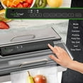 thumbnail image 5 of NutriChef PKVS50STS - Kitchen Pro Food Vacuum Sealer System - Countertop Electric Air Seal Preserver with Air Vac Bags (Stainless Steel), 5 of 6