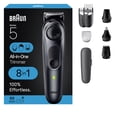 thumbnail image 1 of Braun All-in-One Style Kit Series 5 5471, 8 en 1 para Hombres Con Recortador de Barba y Cuerpo, Cortapelos y Más, Cuchilla Ultra Afilada, 40 Ajustes de Longitud, Resistente al Agua, 1 of 8