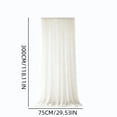 thumbnail image 2 of Outdoor Mesh Sheer Curtain Panel Sun Block Light Filter Privacy Fabric Drape for Patio Gazebo Porch Indoor Window, 2 of 7