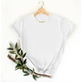 thumbnail image 3 of Yubnlvae Women's Short Sleeve Casual Solid Loose Crew Neck T Shirts White 3XL, 3 of 6
