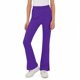 thumbnail image 4 of Pantalones de yoga acampanados de color liso para niñas, con bolsillos y cintura elástica, de poliéster, tallas medianas y grandes., 4 of 9