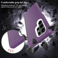 thumbnail image 4 of NIFFPD Galaxy S22 Ultra Case, Samsung S22 Ultra Case, Dual Layer Heavy-Duty Rugged Shockproof Anti-Drop Protective Case for Samsung Galaxy S22 Ultra 5G Purple&White, 4 of 7