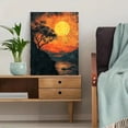 thumbnail image 5 of Qisvanset Framed Canvas Wall Art, 12x16 Inch God Creation Bible Verse Pastor Gift Art, 5 of 5