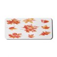 thumbnail image 1 of Leaves Computer Mouse Pad, Watercolor Effect Autumn Season Maple Leaf Pattern Canadian Foliage, Rectangle Non-Slip Rubber Mousepad X-Large, 35" x 15" Gaming Size, Burnt Orange Orange, by Ambesonne, 1 of 2