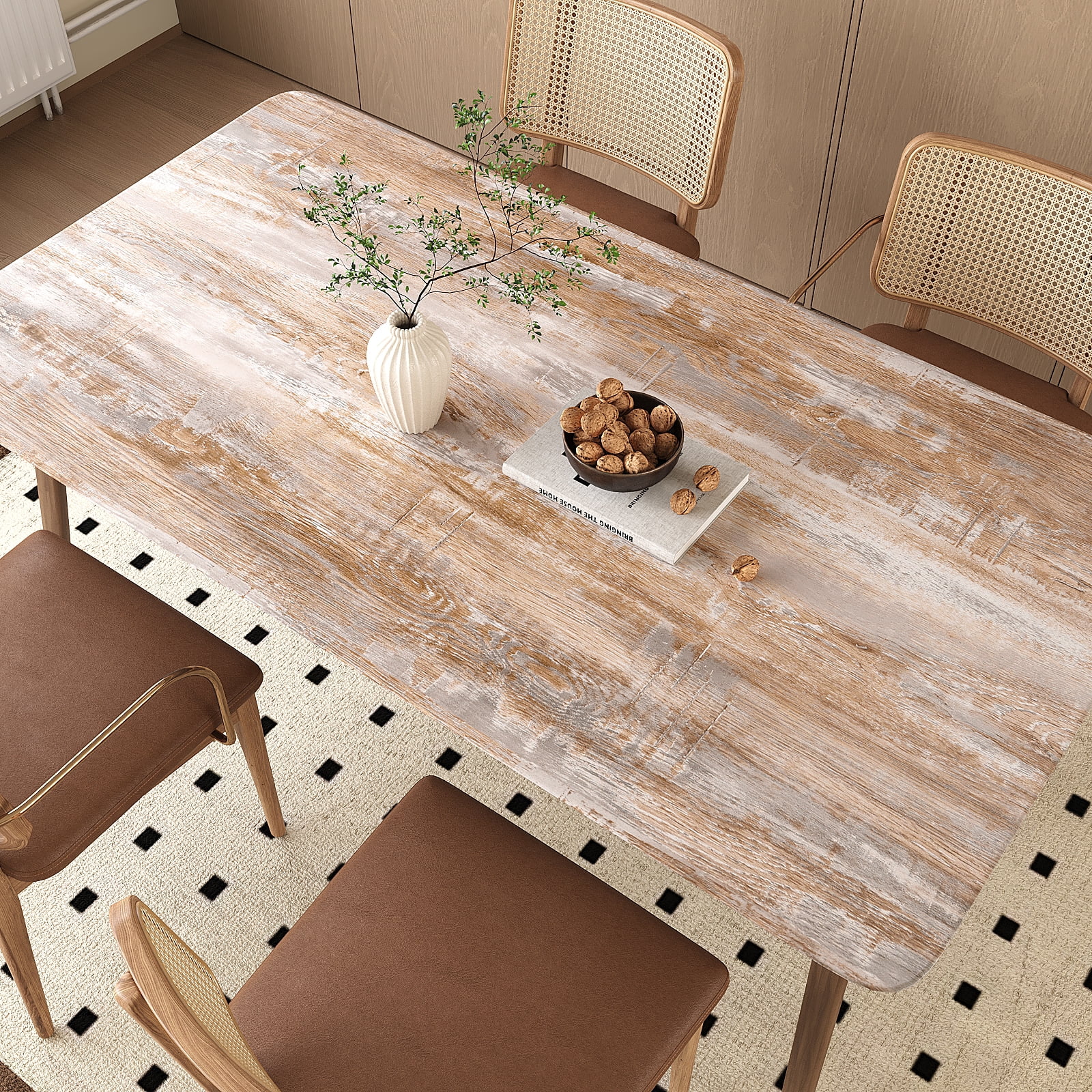 VEELIKE Grunge Wood Peel and Stick Wallpaper 15.7''x354'' Wood Peel and Stick Countertop Vinyl Wall Paper Removable Self Adhesive Brown Wood Grain Contact Paper for Countertops Desk Table Shelf Walls