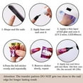 thumbnail image 5 of Makartt 2pcs Nail Art Foil Gel Glue with 20 Colorful Holographic Flower Print Nail Foil Sheets Kit Nail Transfer Stickers Foil Adhesive, 5 of 7