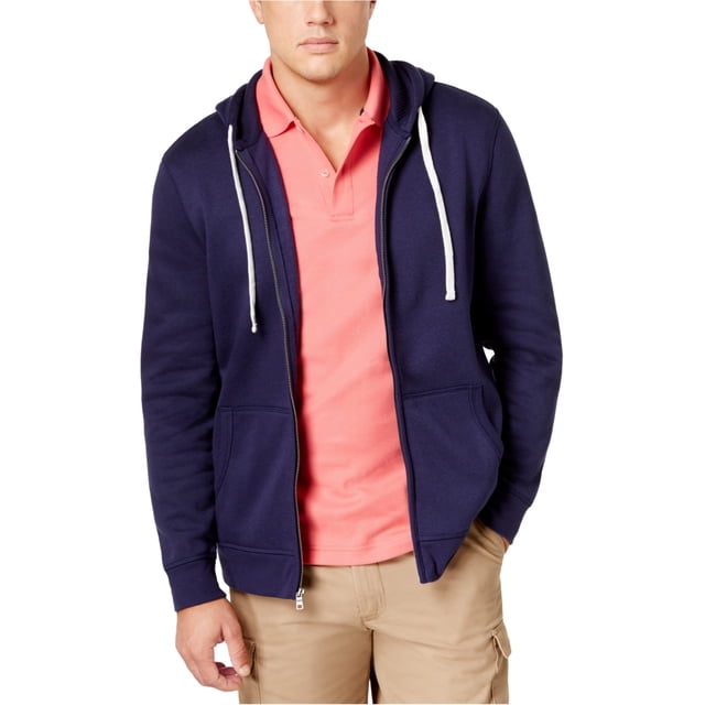 Club Room Sweat à Capuche en Molleton pour Hommes, Bleu, TTG