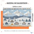 thumbnail image 6 of Yayeee Doormat for Inside 20"x32" Absorbent Low-Profile Washable Non-Slip Rubber Backed Entryway Rug, Winter Village Serenity, 6 of 8