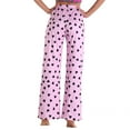 Posijego Cotton Pajama Pants for Women Printed Casual Drawstring