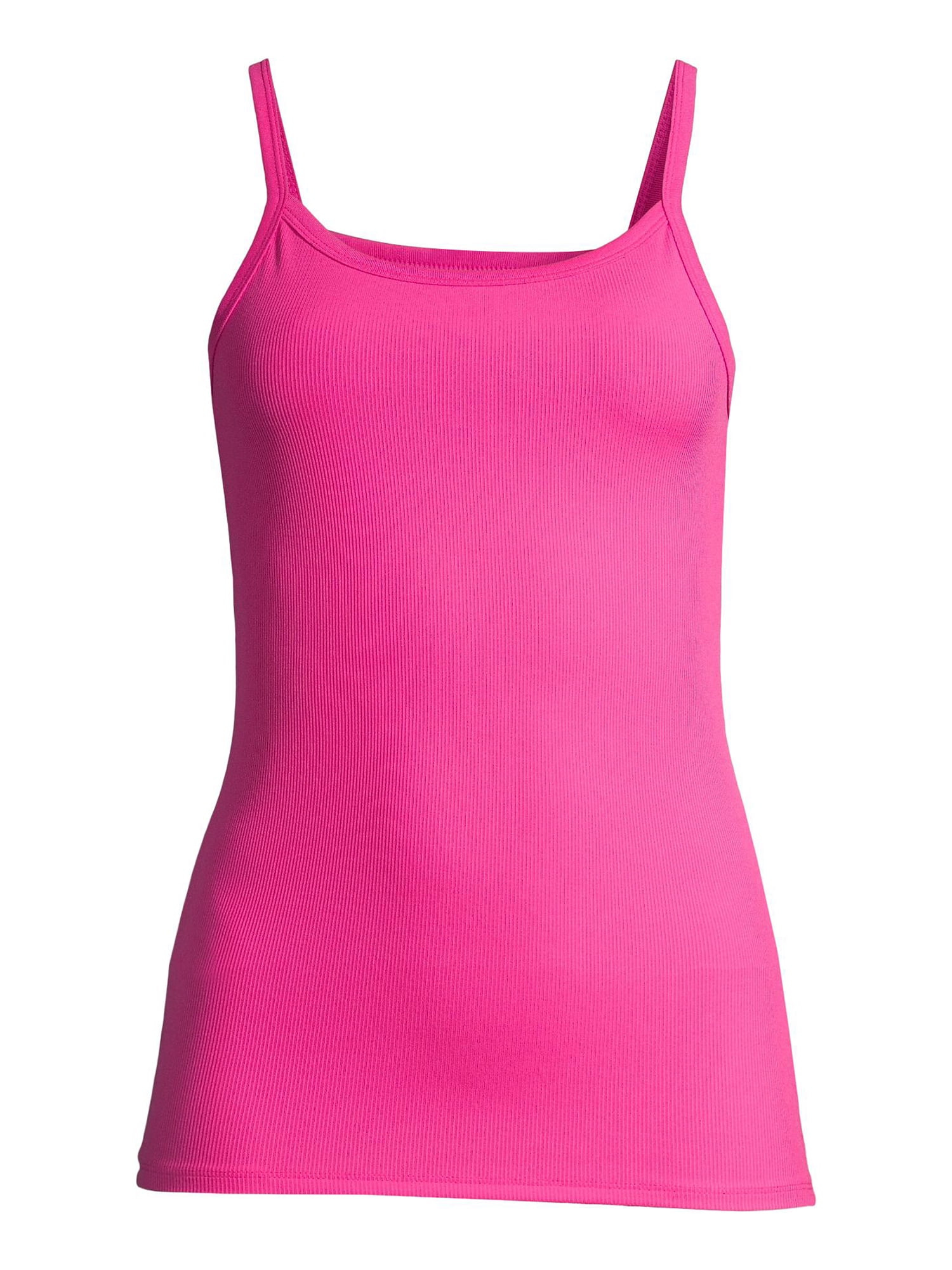 No Boundaries Juniors' Ribbed Cami - Polyester Spandex