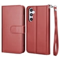 thumbnail image 2 of Galaxy A35 5G Case, A35 5G Wallet Case, Samsung Galaxy A35 5G 6.6 inchs PU Leather Case,Luxury Cash Credit Card Slots Folio Flip Cover [Detachable Magnetic Case] & Kickstand -Wine Red, 2 of 7