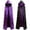 Purple, variant on FUZHIQ Unisex Men Women Hooded Halloween Christmas Cloak Party Cape