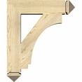 thumbnail image 2 of Ekena Millwork 4"W x 18"D x 22"H Funston Craftsman Rough Sawn Bracket, Western Red Cedar, 2 of 4