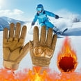 thumbnail image 2 of Btomtd Motorcycle Riding Gloves for Outdoor Hunting with Touchscreen, Non Slip Unisex Cycling Gloves, Full Finger Glove for Road Racing and Motocross, Size XL, Brown, 2 of 9