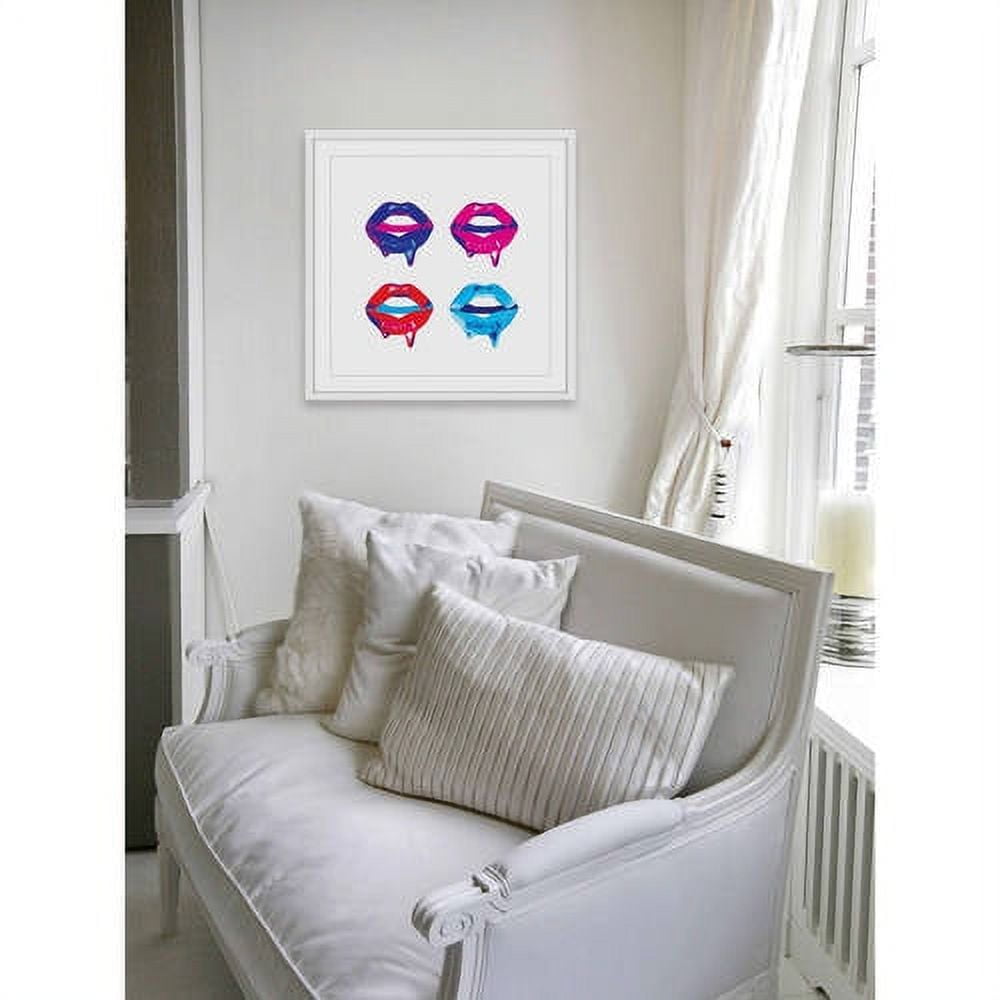 "Dewy Lips" Framed Painting Print